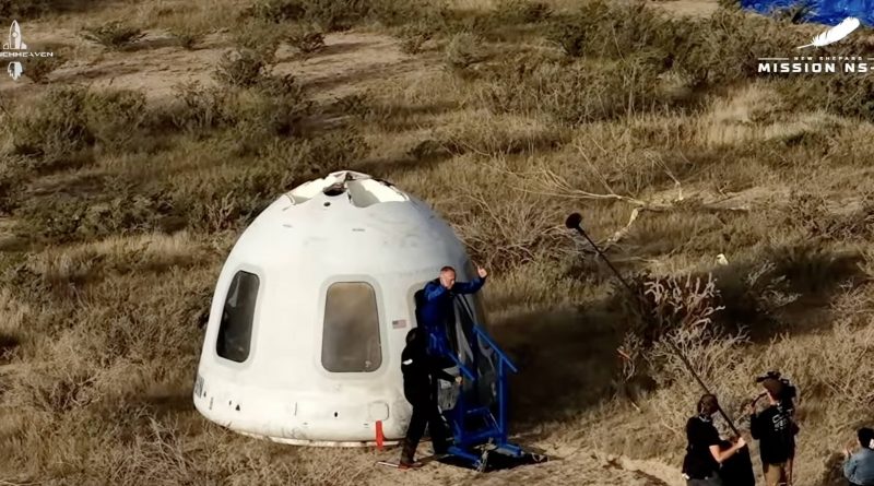 Blue Origin veut augmenter les vols de New Shepard